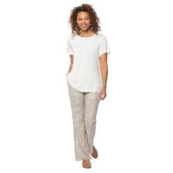 EQL Women's Soft Breeze Pant - Taupe Horse Feathers -Best Equestrian Supplies 566986 800 800