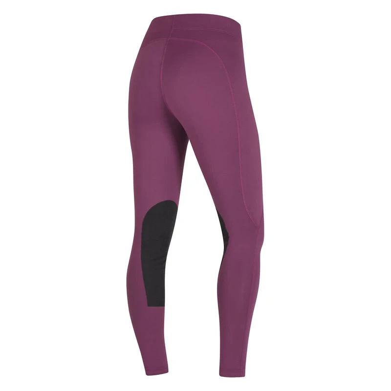 Kerrits Women's Flow Rise Knee Patch Performance Tights - Magenta 4 Kerrits Women's Flow Rise Knee Patch Performance Tights - Magenta - Image 2