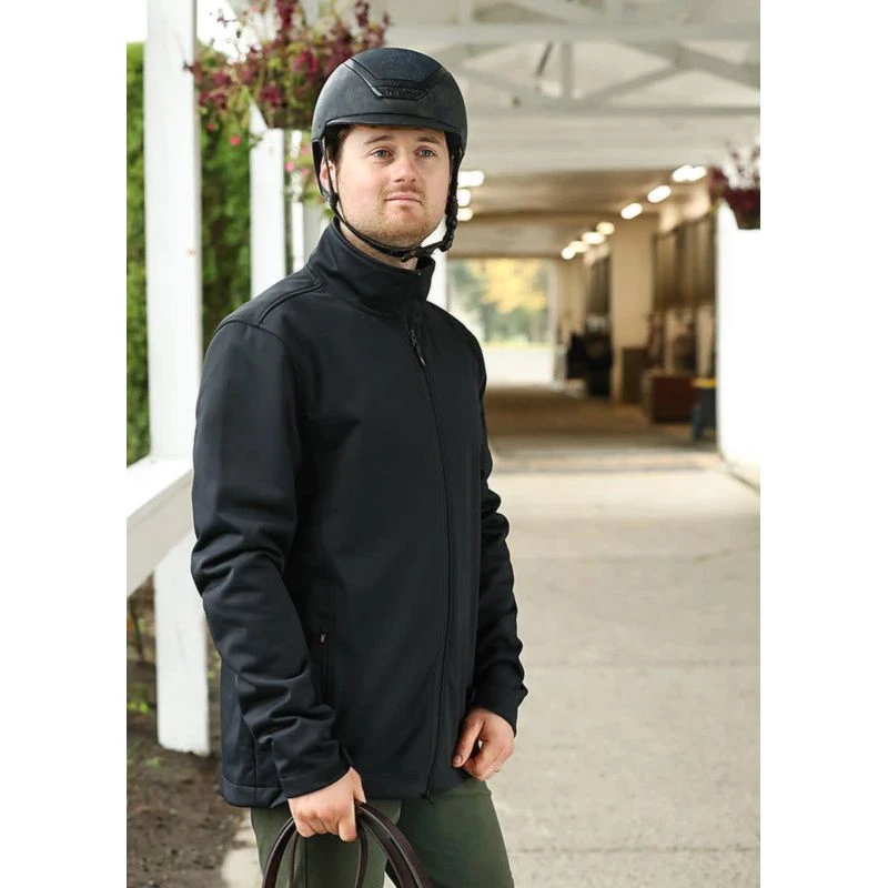 Kerrits Men's Softshell Riding Jacket - Black 4 Kerrits Men's Softshell Riding Jacket - Black - Image 2