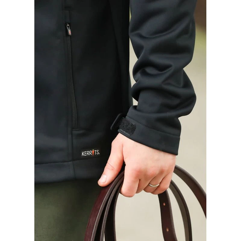 Kerrits Men's Softshell Riding Jacket - Black 5 Kerrits Men's Softshell Riding Jacket - Black - Image 3