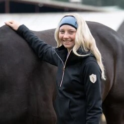 Irideon Chinchillaaah Headband - Blueprint -Best Equestrian Supplies 572398 800 800