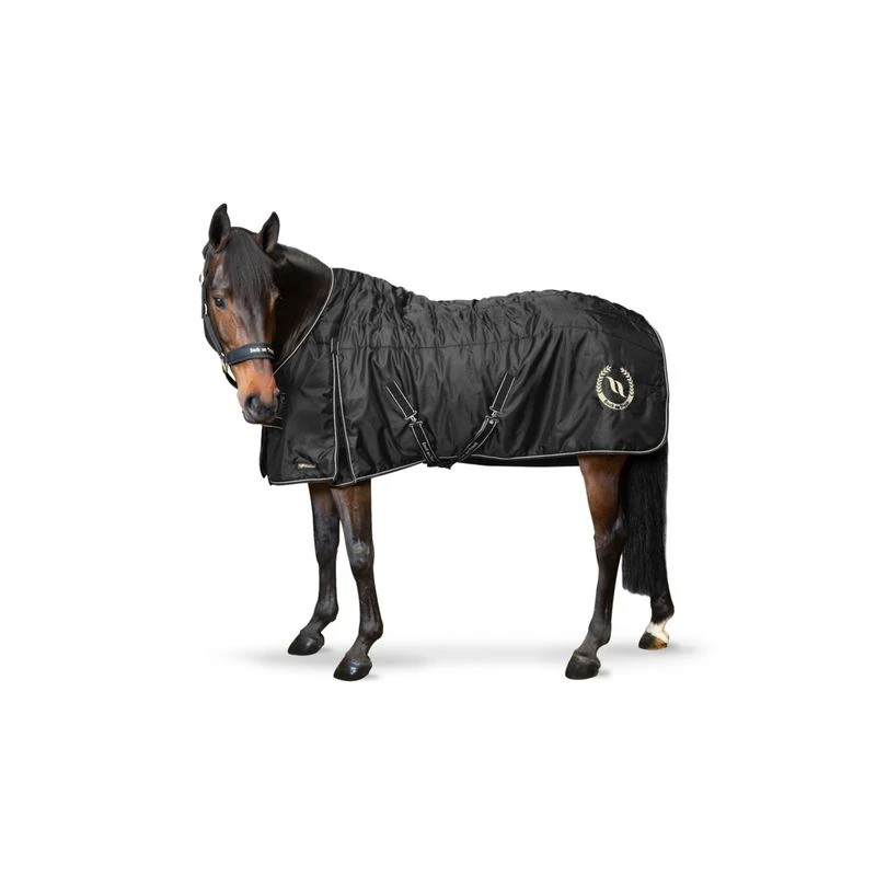 Back On Track Millie Woven Lining Stable Blanket 100g - Black 4 Back On Track Millie Woven Lining Stable Blanket 100g - Black - Image 2