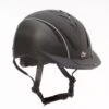 Ovation Sync WCarbonFiber Helmet - Black -Best Equestrian Supplies 576703 800 800