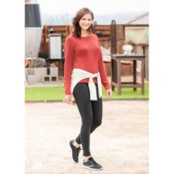 EQL Women's Roam Legging - Black Solid -Best Equestrian Supplies 578730 800 800