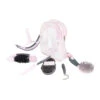 Horze Sweet Grooming Set In Carry Bag - Pink/Grey 2 Horze Sweet Grooming Set In Carry Bag - Pink/Grey -Best Equestrian Supplies 580852 800 800