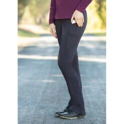 EQL Women's Warm Up Bootcut Tight - Black -Best Equestrian Supplies 581830 800 800