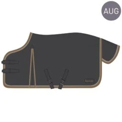 Horze Glasgow Heavy Weight Turnout Blanket 350g - Blackened Pearl -Best Equestrian Supplies 583554 800 800