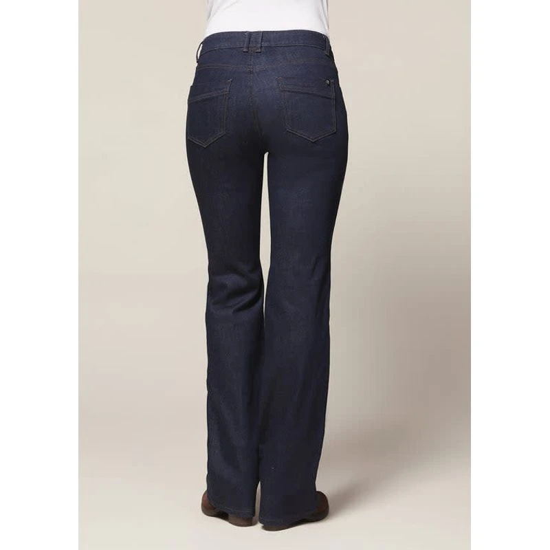 EQL Women's In Motion Bootcut Jean - Dark Rinse 6 EQL Women's In Motion Bootcut Jean - Dark Rinse - Image 4