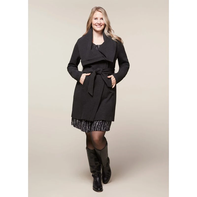 EQL Women's Brushed Ponte Uptown Jacket - Heather Black 5 EQL Women's Brushed Ponte Uptown Jacket - Heather Black - Image 3