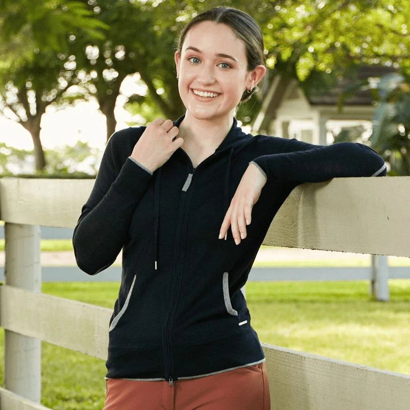 RJ Classics Women's Taylor Full Zip Hoodie - Black Beauty 5 RJ Classics Women's Taylor Full Zip Hoodie - Black Beauty - Image 3