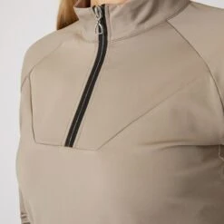 Horze Women's Katya Training Shirt - Roasted Cashew -Best Equestrian Supplies 590618 800 800