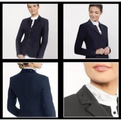 Fair Play Women's Taylor Comfimesh Show Jacket - Black 9 Fair Play Women's Taylor Comfimesh Show Jacket - Black -Best Equestrian Supplies 592948 800 800