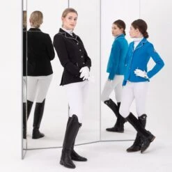 Fair Play Women's Michelle Show Jacket - Navy -Best Equestrian Supplies 593322 800 800