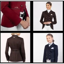 Fair Play Women's Beatrice Short Tail Coat - Black -Best Equestrian Supplies 593675 800 800