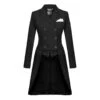 Fair Play Women's Dorothee Rose Gold Shadbelly Coat - Black -Best Equestrian Supplies 593899 800 800