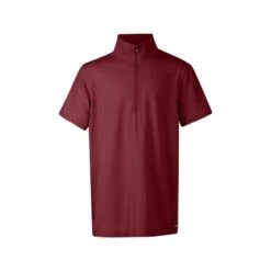 Kerrits Kids' Ice Fil Lite Short Sleeve Shirt - Burgundy