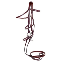 Nunn Finer Fairhill Figure 8 Event Bridle - Havana/Brass