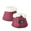 Horze Lincoln Faux Fur Bell Boots - Merlot -Best Equestrian Supplies 600795 800 800