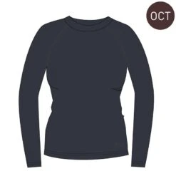 B Vertigo Women's Roxie Woolmix Underwear Shirt - Dark Navy -Best Equestrian Supplies 601481 800 800