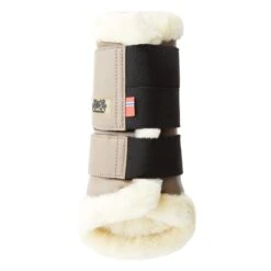 B Vertigo Quinn Brushing Boots - Shiitake Beige -Best Equestrian Supplies 602295 800 800