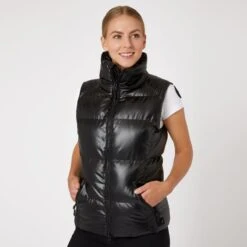 Horze Women's Rianna Shine Padded Vest - Black 7 Horze Women's Rianna Shine Padded Vest - Black -Best Equestrian Supplies 602902 800 800