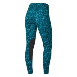 Kerrits Women's Momentum Pocket Tights - Topaz Brushstroke -Best Equestrian Supplies 612066 800 800