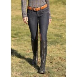 Kerrits Simple D Leather Belt - Cognac -Best Equestrian Supplies 612971 800 800