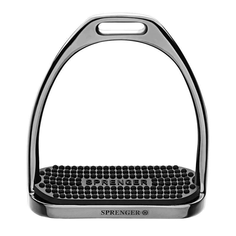 Herm Sprenger Fillis Stirrups - Anthracite/Black Pad 3 Herm Sprenger Fillis Stirrups - Anthracite/Black Pad