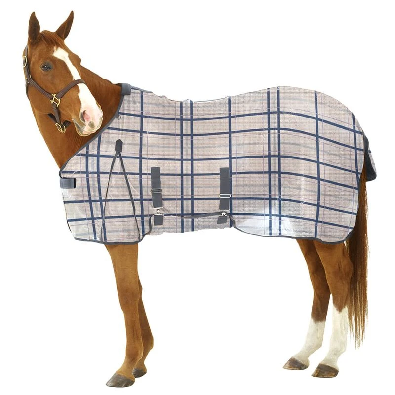 Pessoa Fly Sheet W/Belly Cover - Summer Storm Plaid 3 Pessoa Fly Sheet W/Belly Cover - Summer Storm Plaid