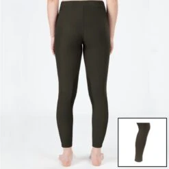 Irideon Women's Powerstretch Knee Patch Breeches W/Sock - Sable