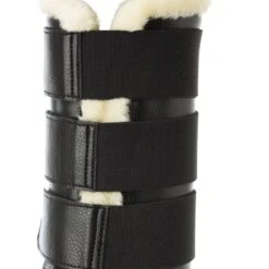 Horze Wellington Fleece Lined Brushing Boots - Black -Best Equestrian Supplies 644509 800 800