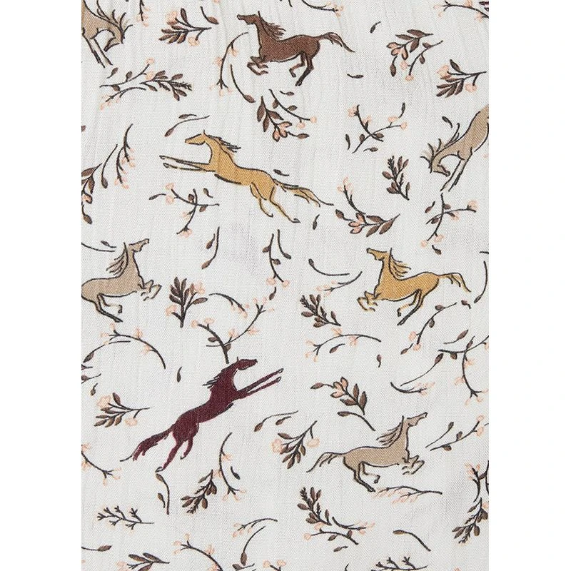 EQL Women's Daydream Gauze Tunic - Soft White Spring Fever 7 EQL Women's Daydream Gauze Tunic - Soft White Spring Fever - Image 5