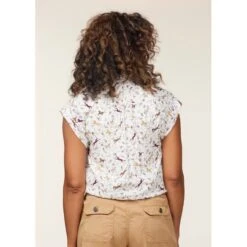 EQL Women's Horizon Rolled Cuff Shirt - Soft White Spring Fever 10 EQL Women's Horizon Rolled Cuff Shirt - Soft White Spring Fever -Best Equestrian Supplies 644750 800 800