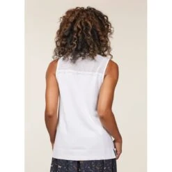 EQL Women's Bit Of Breeze Sleeveless Top - White -Best Equestrian Supplies 644923 800 800