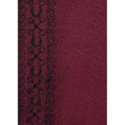 EQL Women's Embroidered EQ Stripe Top - Sangria -Best Equestrian Supplies 644968 800 800