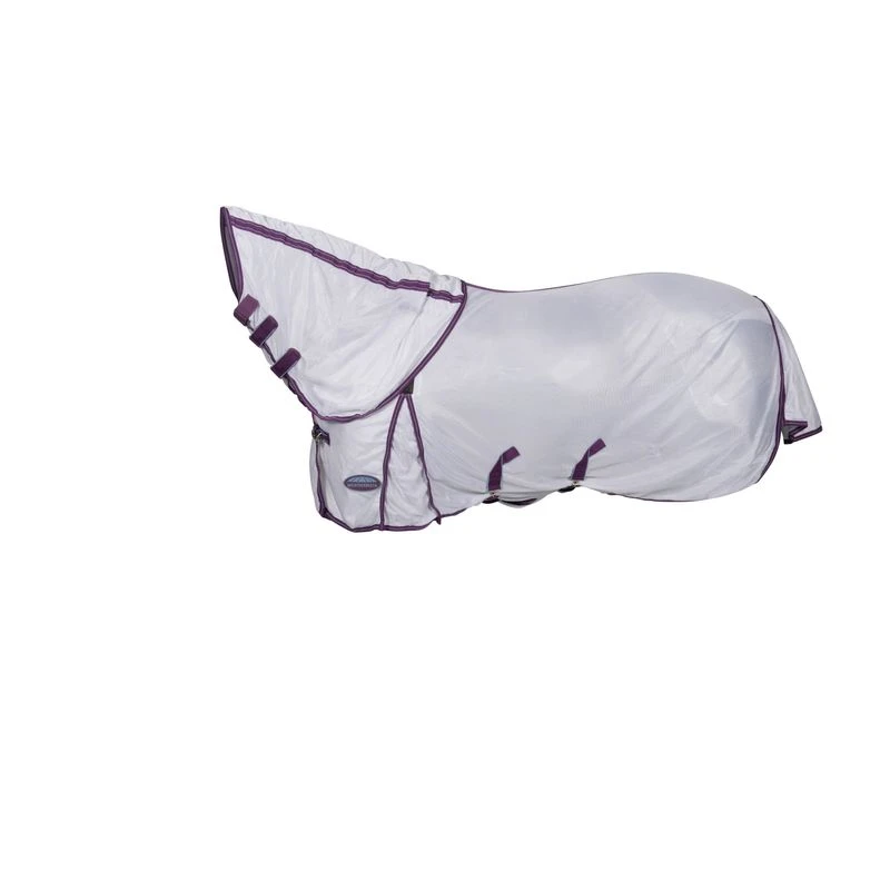 Weatherbeeta Comfitec Airflow II Detach A Neck Fly Sheet - White/Violet/Blue 5 Weatherbeeta Comfitec Airflow II Detach A Neck Fly Sheet - White/Violet/Blue - Image 3