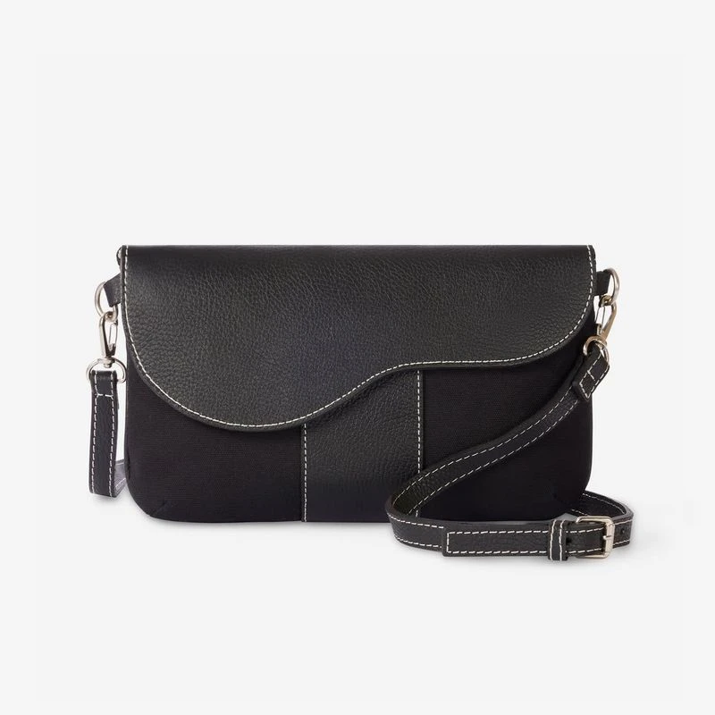 Oughton Paddock Classic Canvas Crossbody - Classic Black 3 Oughton Paddock Classic Canvas Crossbody - Classic Black