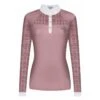 Fair Play Women's Aiko Long Sleeve Competition Shirt - Dusty Pink -Best Equestrian Supplies 655750 800 800