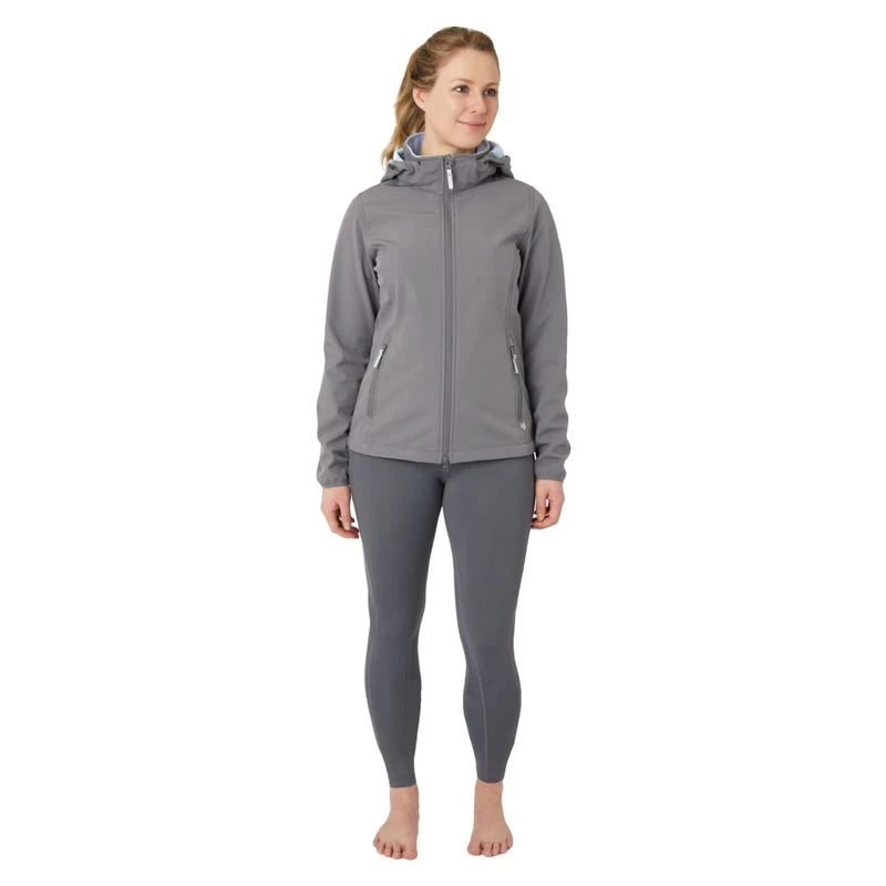Horze Women's Trisha Softshell Jacket - Smoked Pearl Grey 7 Horze Women's Trisha Softshell Jacket - Smoked Pearl Grey - Image 5