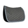 Horze Arizona Double Corded Dressage Saddle Pad - Smoked Pearl Grey -Best Equestrian Supplies 660005 800 800