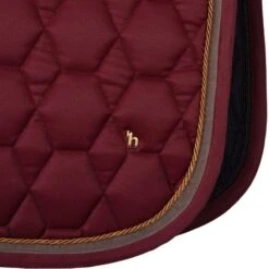 Horze Kenya Anti Slip Dressage Saddle Pad - Rhubarb Dark Red -Best Equestrian Supplies 660102 800 800