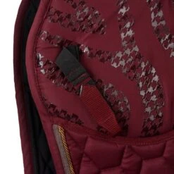 Horze Kenya Anti Slip Dressage Saddle Pad - Rhubarb Dark Red -Best Equestrian Supplies 660103 800 800