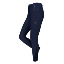Fair Play Women's Johanna Fleur Knee Patch Breeches - Navy