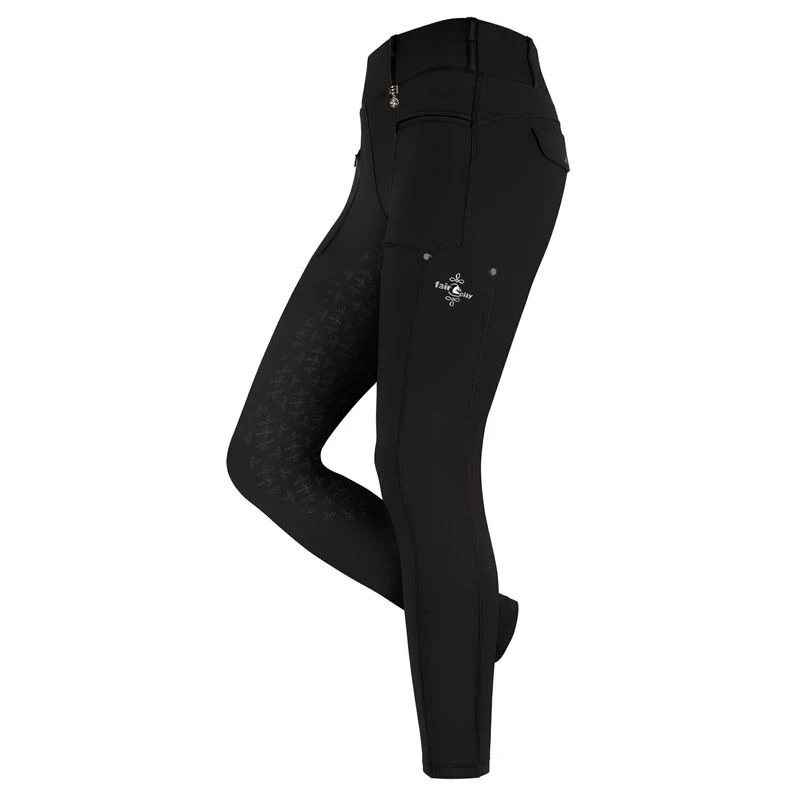Fair Play Women's Alma Full Seat Tights - Black 3 Fair Play Women's Alma Full Seat Tights - Black