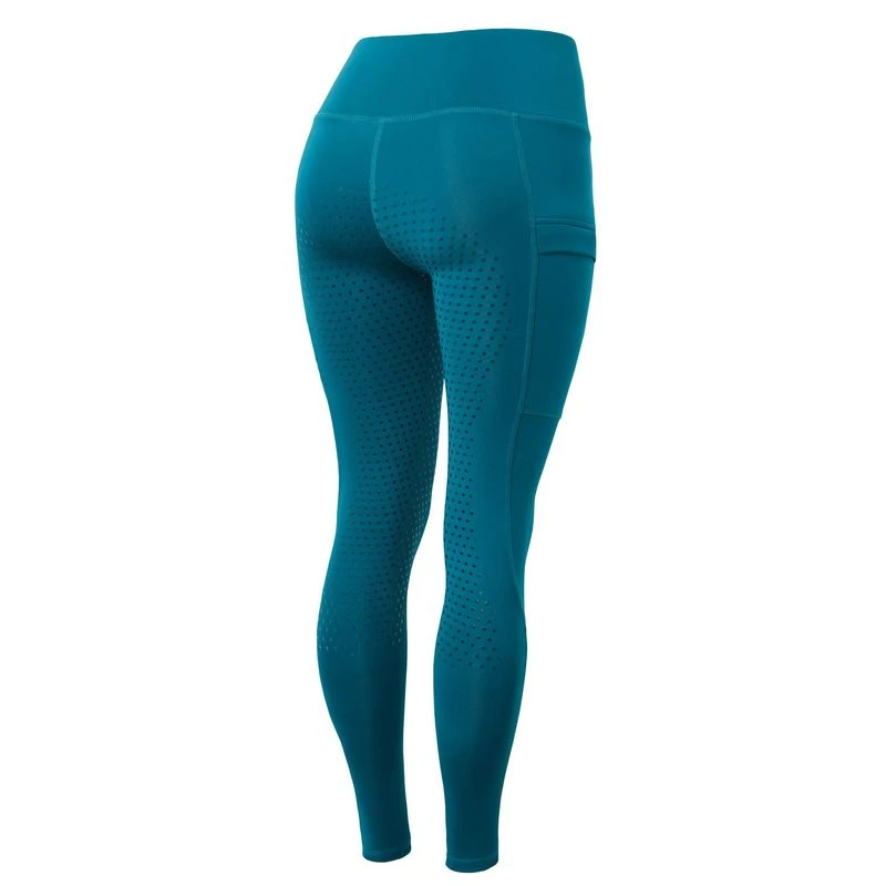 Horze Women's Gwen Super Flex Full Seat Tights - Legion Blue 3 Horze Women's Gwen Super Flex Full Seat Tights - Legion Blue