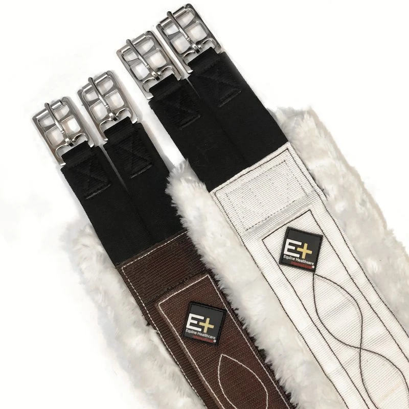 Equine Healthcare International Pro Series Fleece Stabilizer Girth - White 4 Equine Healthcare International Pro Series Fleece Stabilizer Girth - White - Image 2