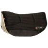 T3 WoolBack FlexForm Round Skirt Pad W/Shims - Black -Best Equestrian Supplies 676343 800 800