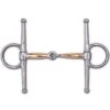 Toklat Full Cheek Thin Copper Mouth Snaffle Bit -Best Equestrian Supplies 676527 800 800
