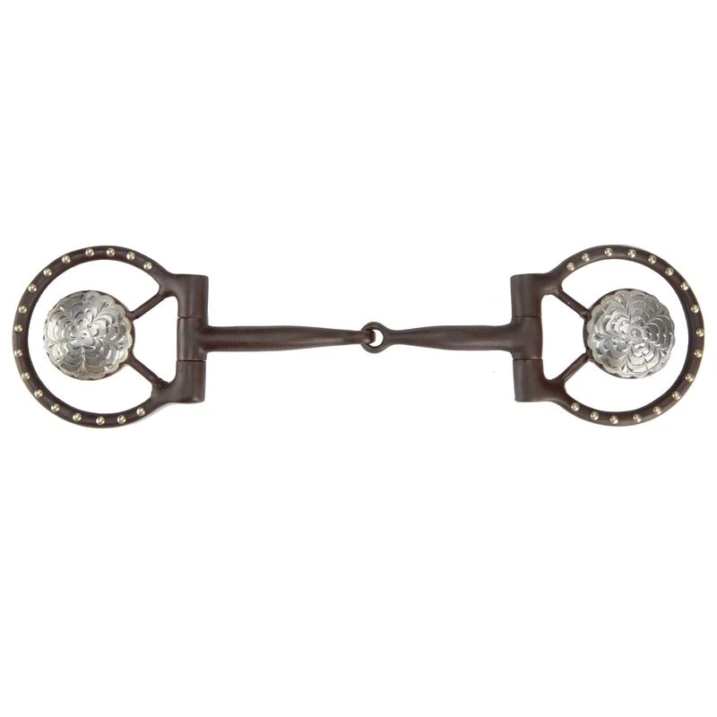 Toklat Antique Brown Offset Western Dee W/Concho 3 Toklat Antique Brown Offset Western Dee W/Concho