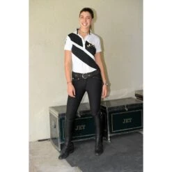 Equine Couture Women's Blakely Knee Patch Breeches - Black -Best Equestrian Supplies 678918 800 800